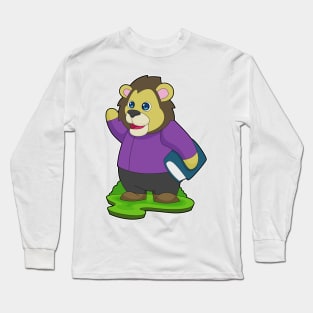 Lion Nerd Book Long Sleeve T-Shirt